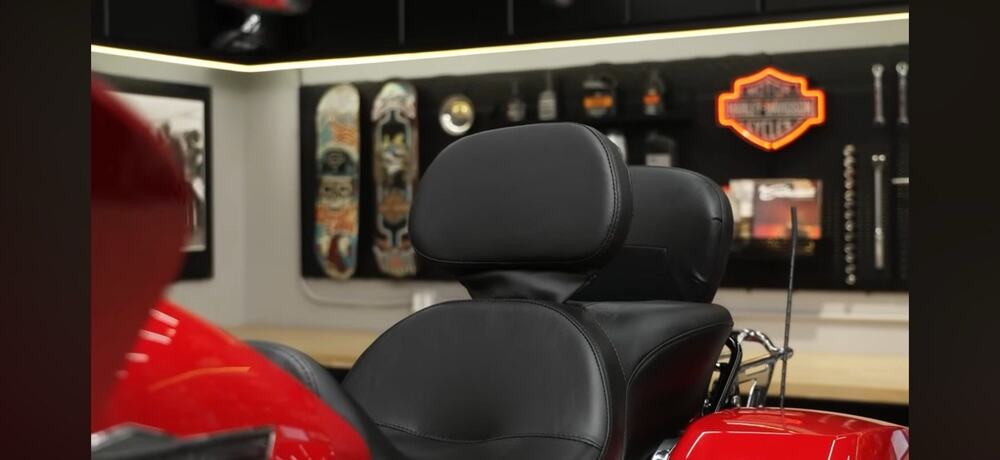 Driver Touring Backrest Pad For Harley Davidson - READ Requirements In Desc.